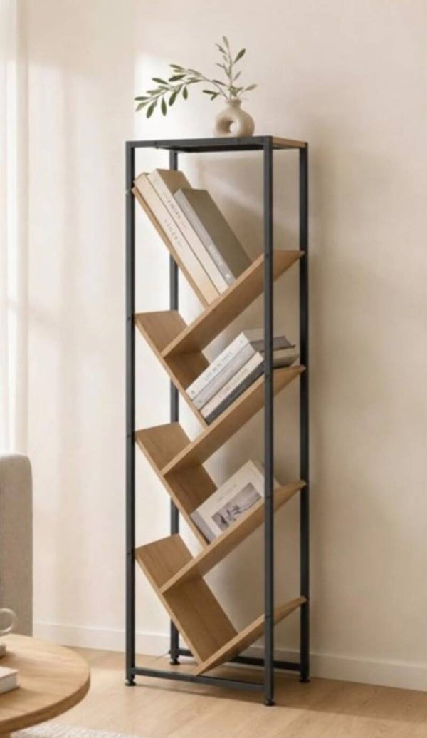 ESTANTERIA MADERA Y METAL 40 CMS