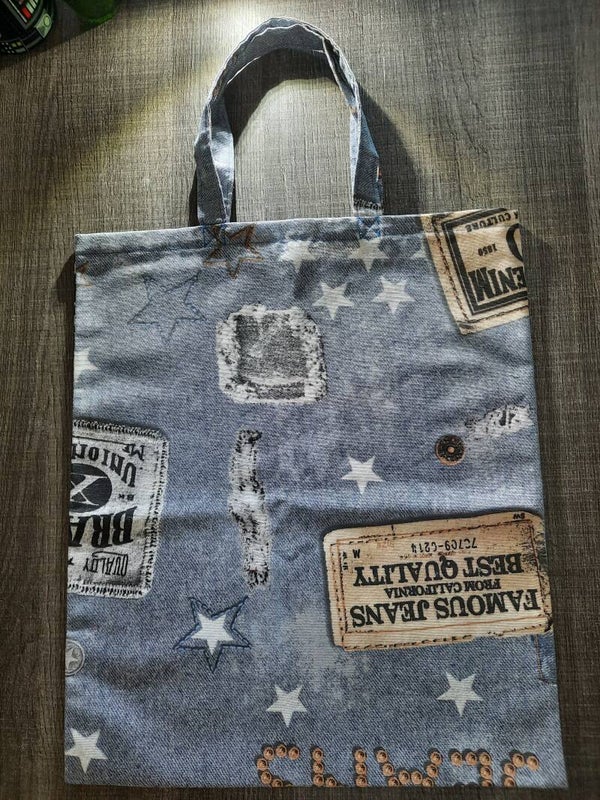 Totebag bleu