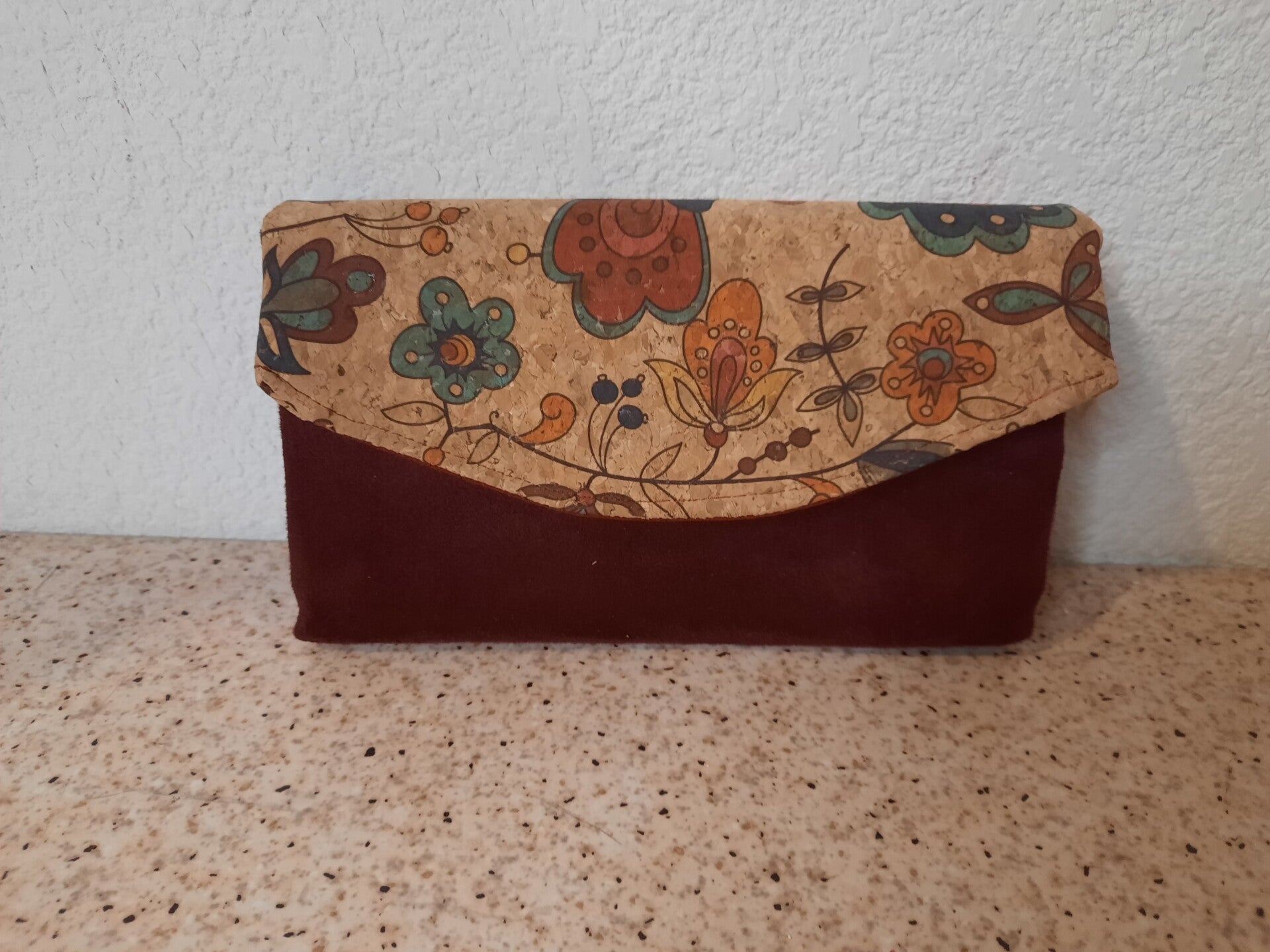 Portefeuille liège et suédine