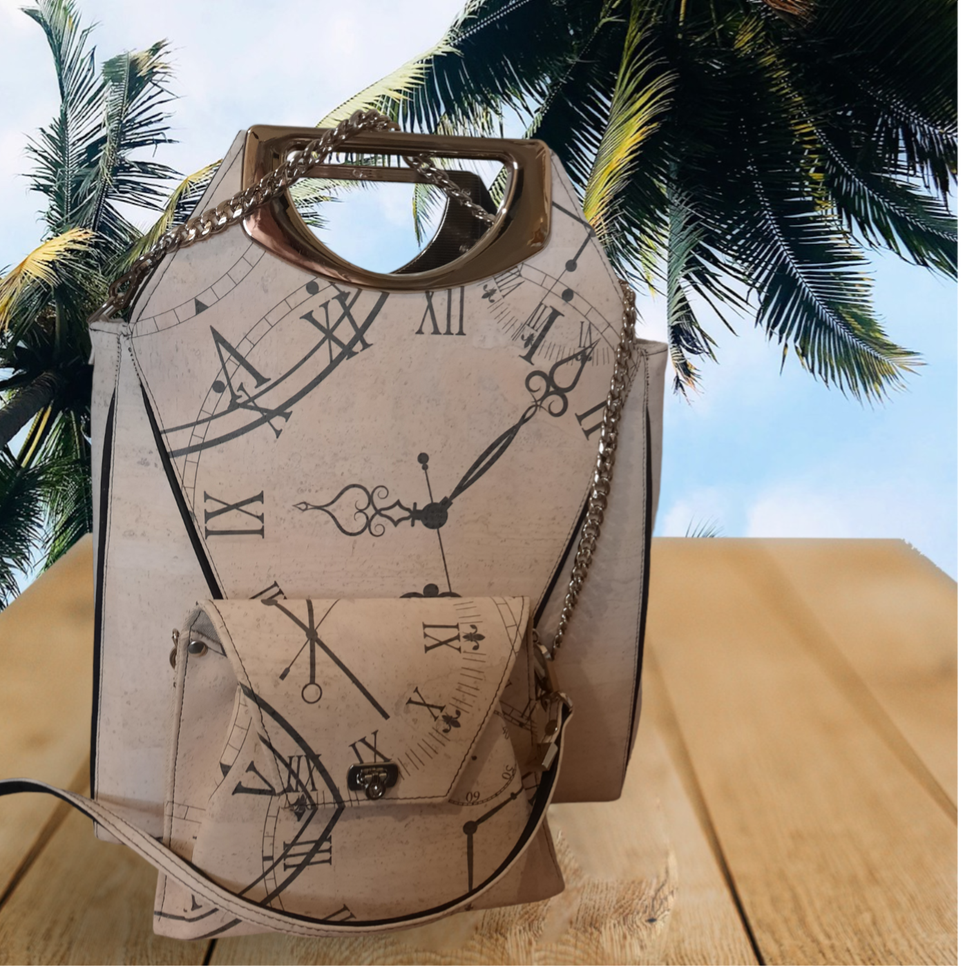 Sac  à main et pochette assortie