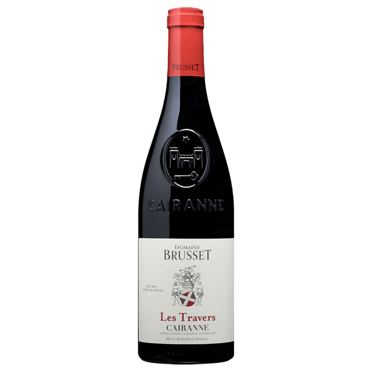 DOMAINE BRUSSET - AOC Cairanne Les Travers - Rood