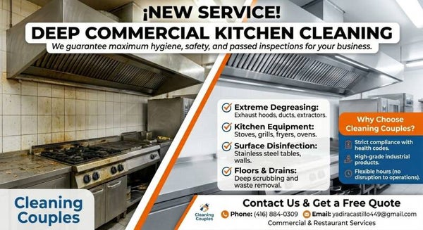 Deep cleaning kitchen