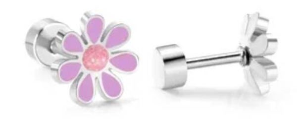 🌸 Bloem Oorbellen Zilverkleurig