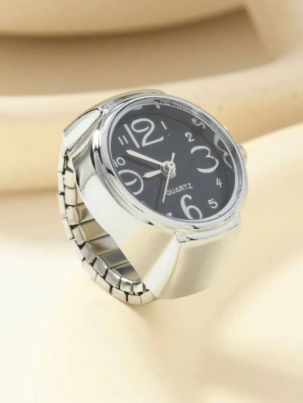 Watch stainless steel stretchable ring