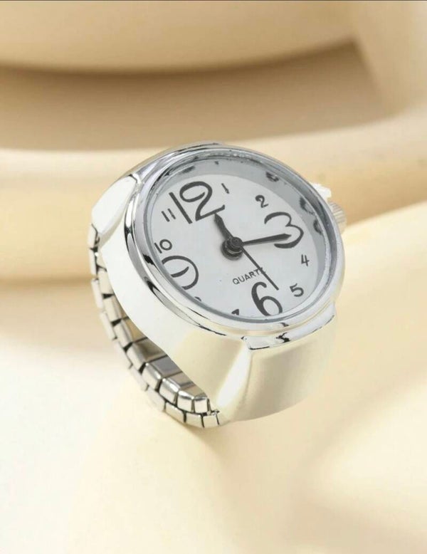Watch stainless steel stretchable ring
