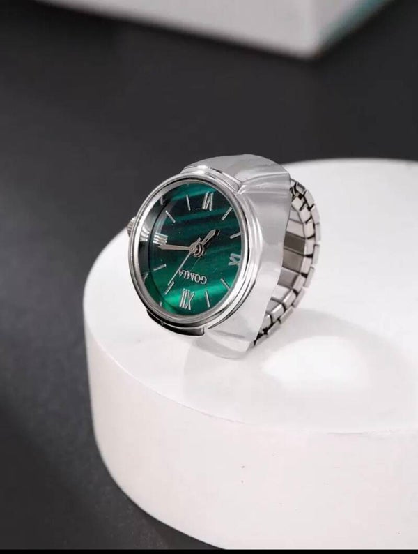 Watch stainless steel stretchable ring