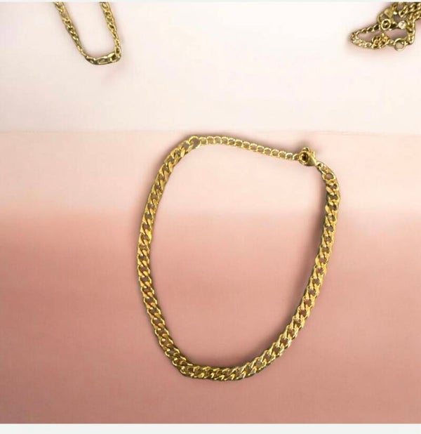 Anklet gold plated