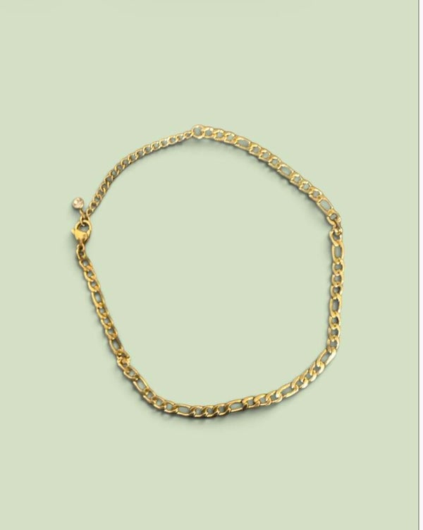 Anklet gold plated