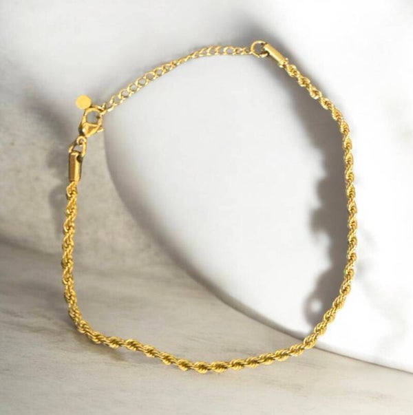 Anklet gold plated