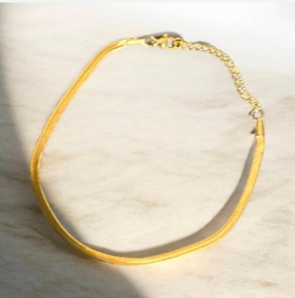 Anklet gold plated
