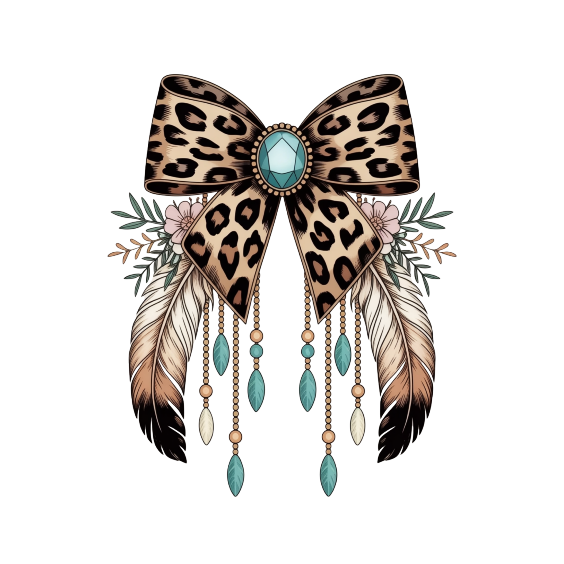 Cheetah Print Bow Tee