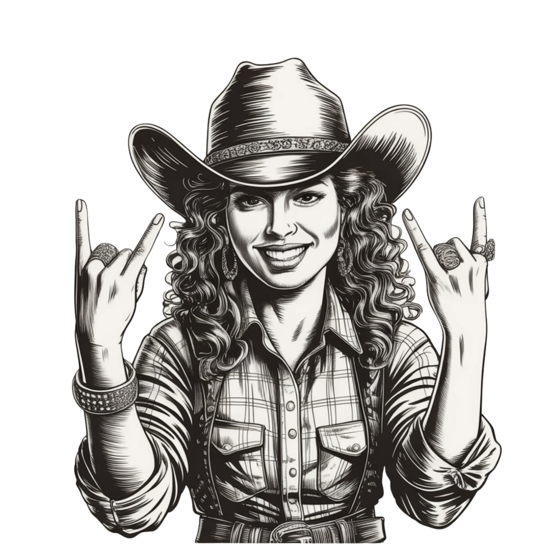 Cowgirl tee