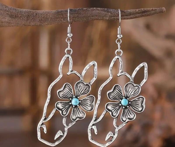 Horse earrings