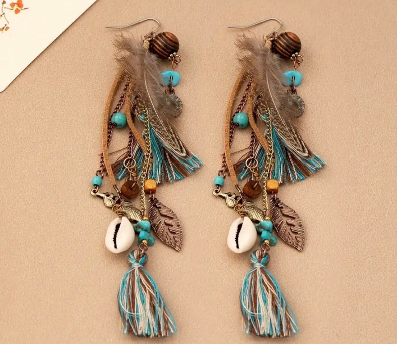 Seashell earrings
