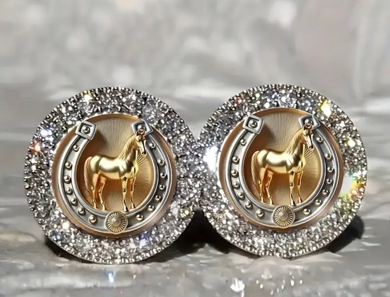 Horse earrings