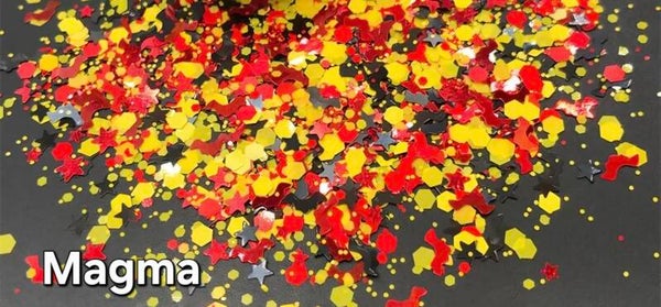 Magma Glitter Chunky Shape Mix