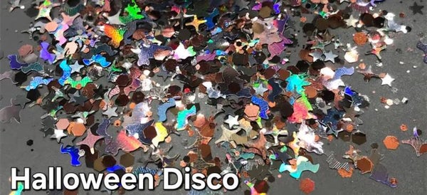Halloween Disco Glitter Chunky Shape Mix