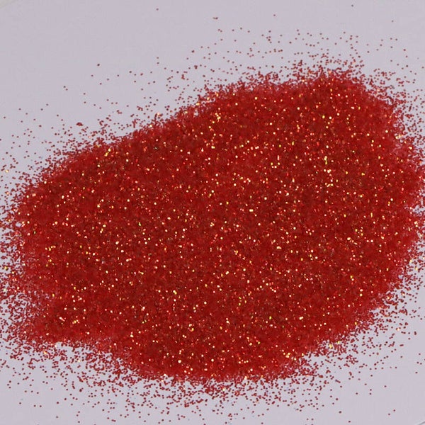 Fine Rainbow Glitter - Magic Gold Red
