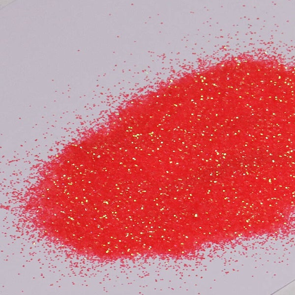 Fine Rainbow Glitter - Magic Fluorescent Peach