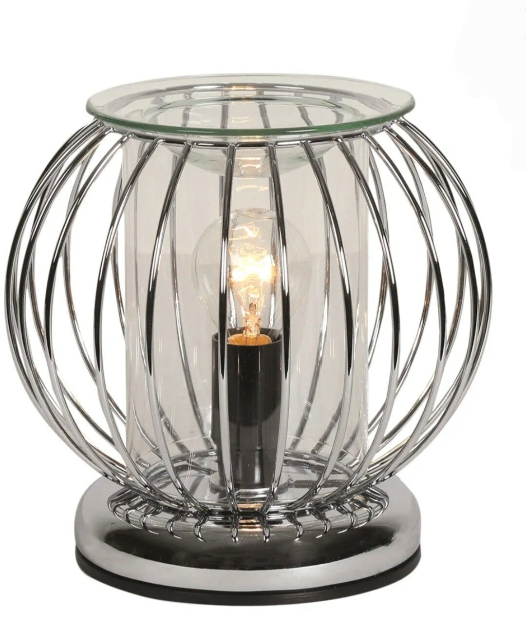 Chrome Industrial Sphere Touch Electric Burner 17cm