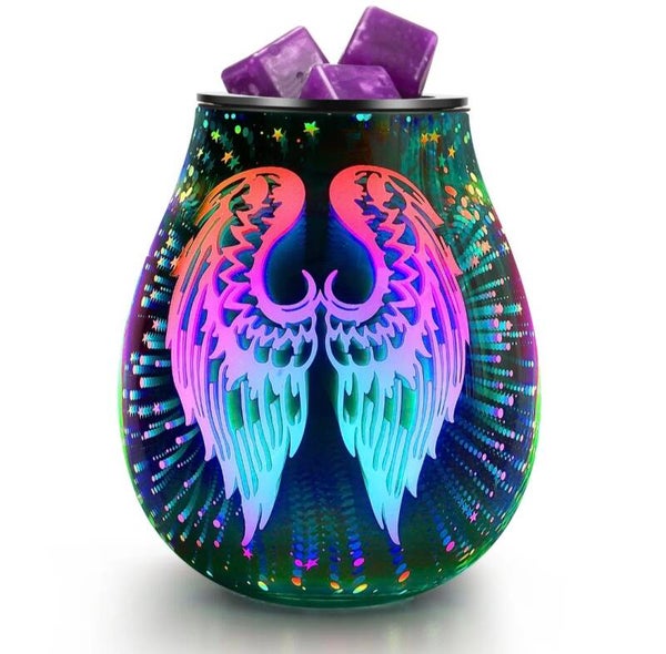 3D Angel Wings Colour Changing Electric Burner