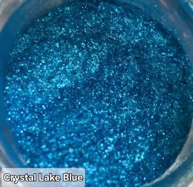 100g Crystal Shimmer Lake Blue Mica Pigment