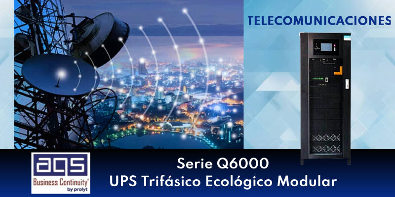 UPS Trifásico Ecológico Modular Serie Q6000