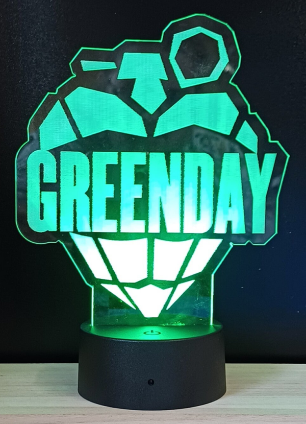 Lampe 3D "Greenday"