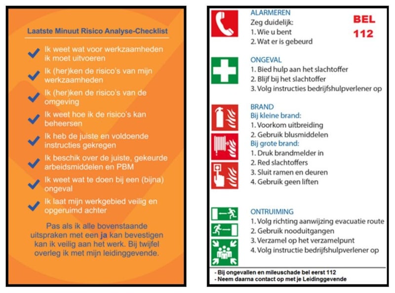 Lrra Risk 6. Toolbox LMRA / Extra toolboxonderwerpen SSVV | SafetyXL