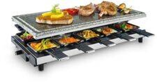 Raclette Steen Grill 10 personen Fritel - SG4195