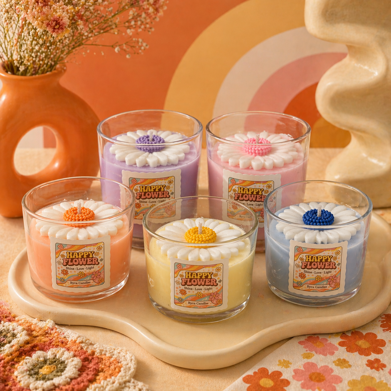 Happy flower collection