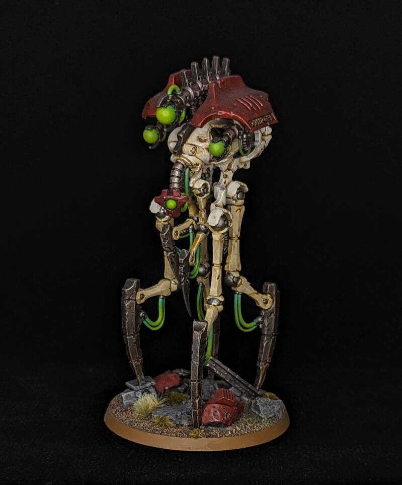 Canoptek Reanimator painted in bone colour scheme