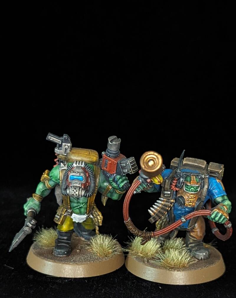 Two Ork Kommados