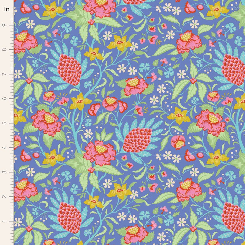 Tilda Artno, 100509 Flowertangle Blue