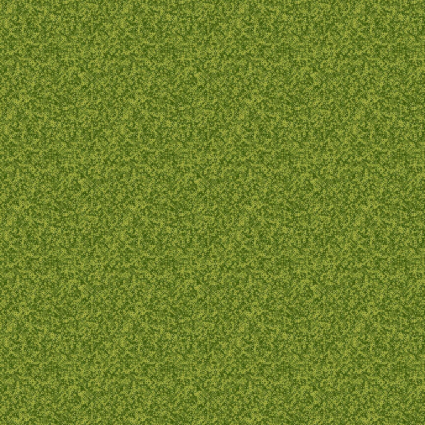 Makower Fairy Rings 1505G2 Moss  50 x 110 cm