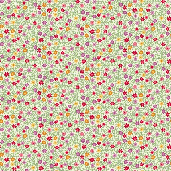 Makower 1653 L Whimsy Garden Cream