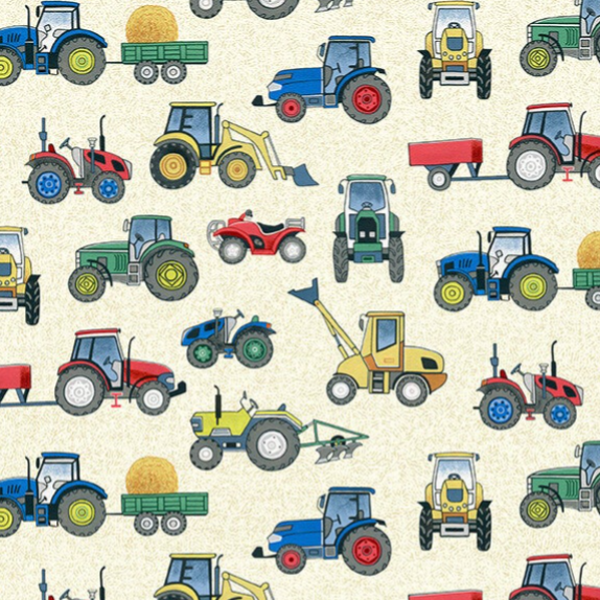 Makower Artno. 2296  Q  Village Life Tracktors