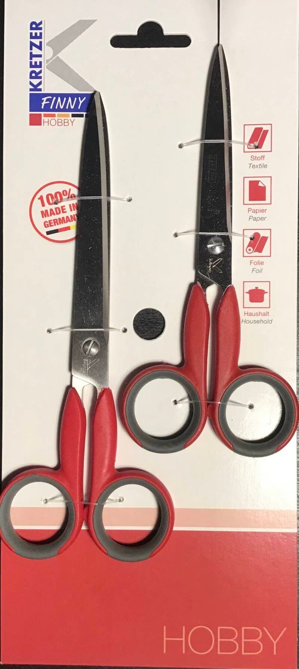 Kretzer Finny Hobby Sakset 782018 7" 18 cm + 782015 6" 15 cm