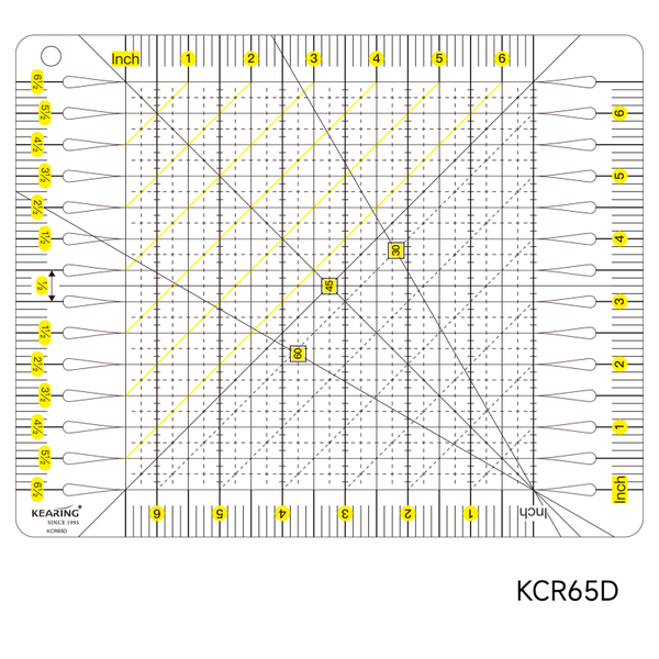 Kearing  Uraviivain 6,5" x 6,5" Tuuma
