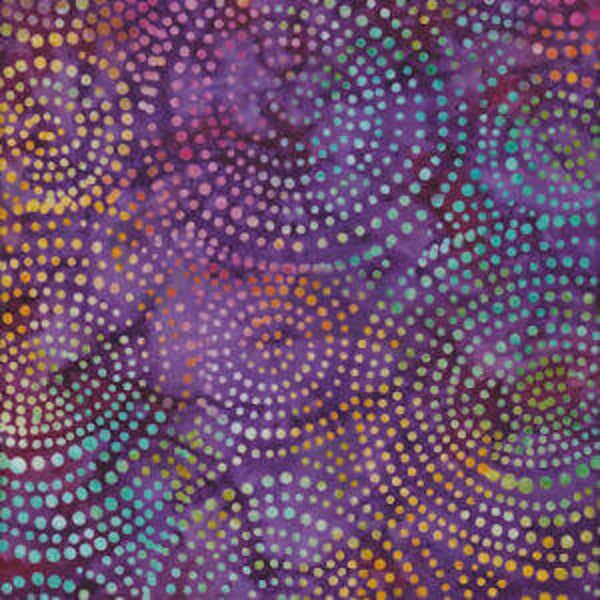 Batik Large Circles Lilac Multi
