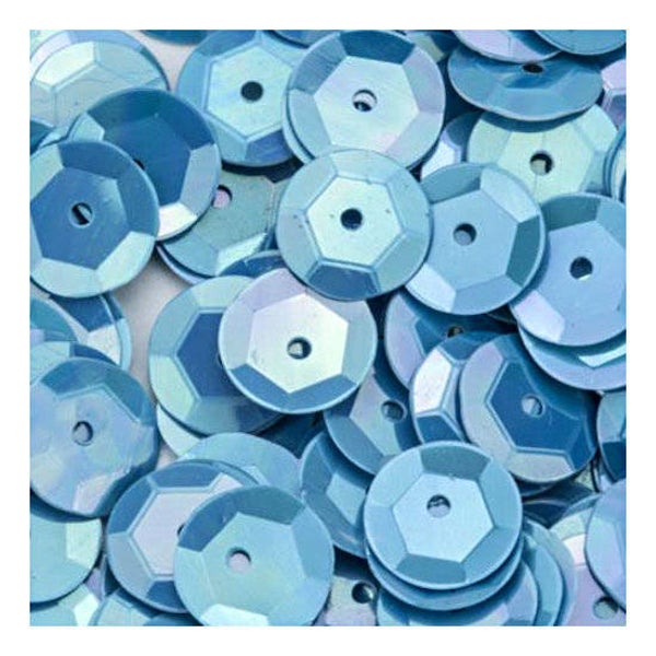 Facon - Pailletten - AB kleur - Baby Blauw