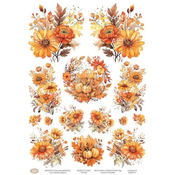 Artistiko - Rice Paper- Autumn - 03