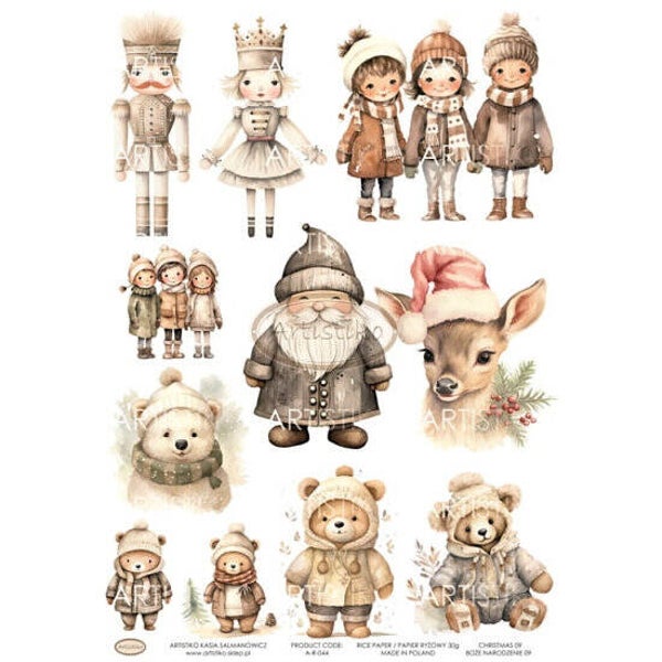 Artistiko - Rice Paper- Christmas - 09