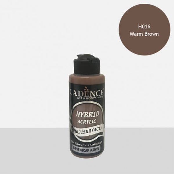 Cadence - Hybrid acrylic - Warm Brown - 120ml