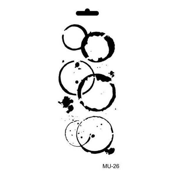 Cadence - Mixed Media Stencil - Cirkels