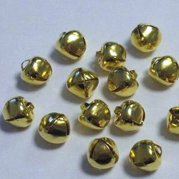 Kerst belletjes - Goudkleur - 8 mm