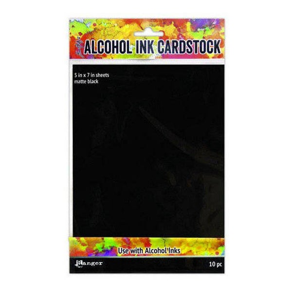 Ranger - Tim Holtz - Alcohol Ink - Surfaces - Black Matte