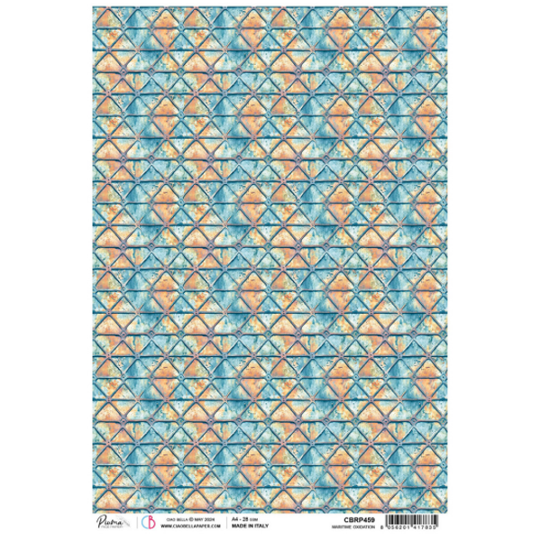 Ciao Bella - Rice Paper - A4 - Maritime Oxidation