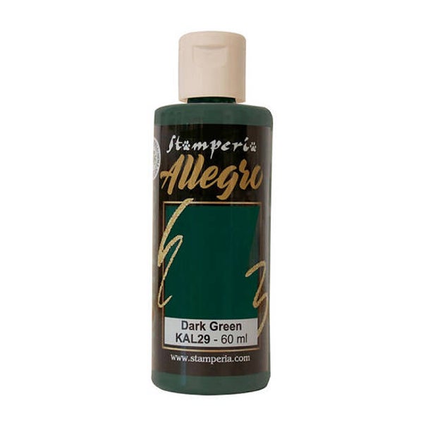 Stamperia - Allegro Paint - 60ml - Dark Green