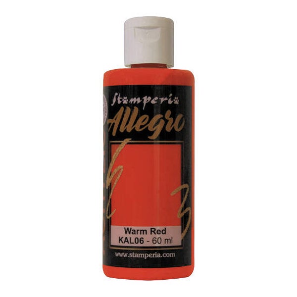 Stamperia - Allegro Paint - 60ml - Warm Red